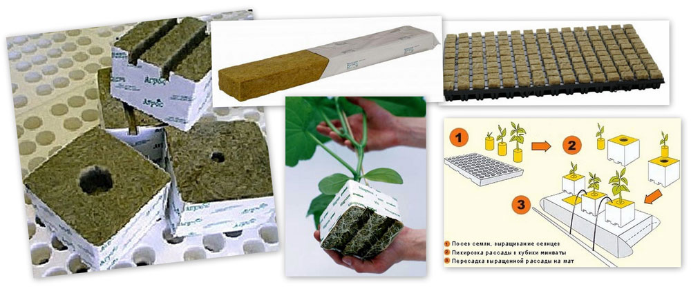 Минеральная вата для растений Минеральная вата