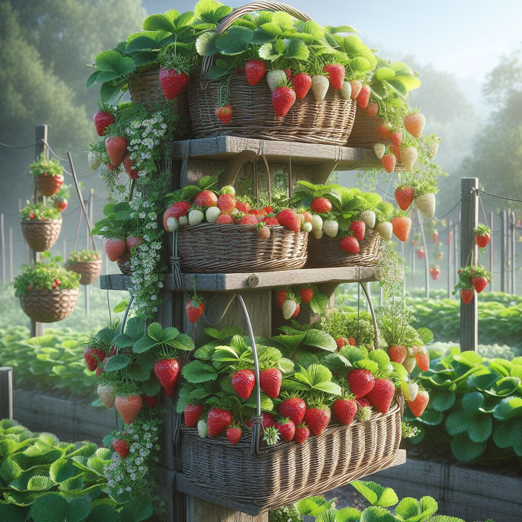 Клубника на грядке