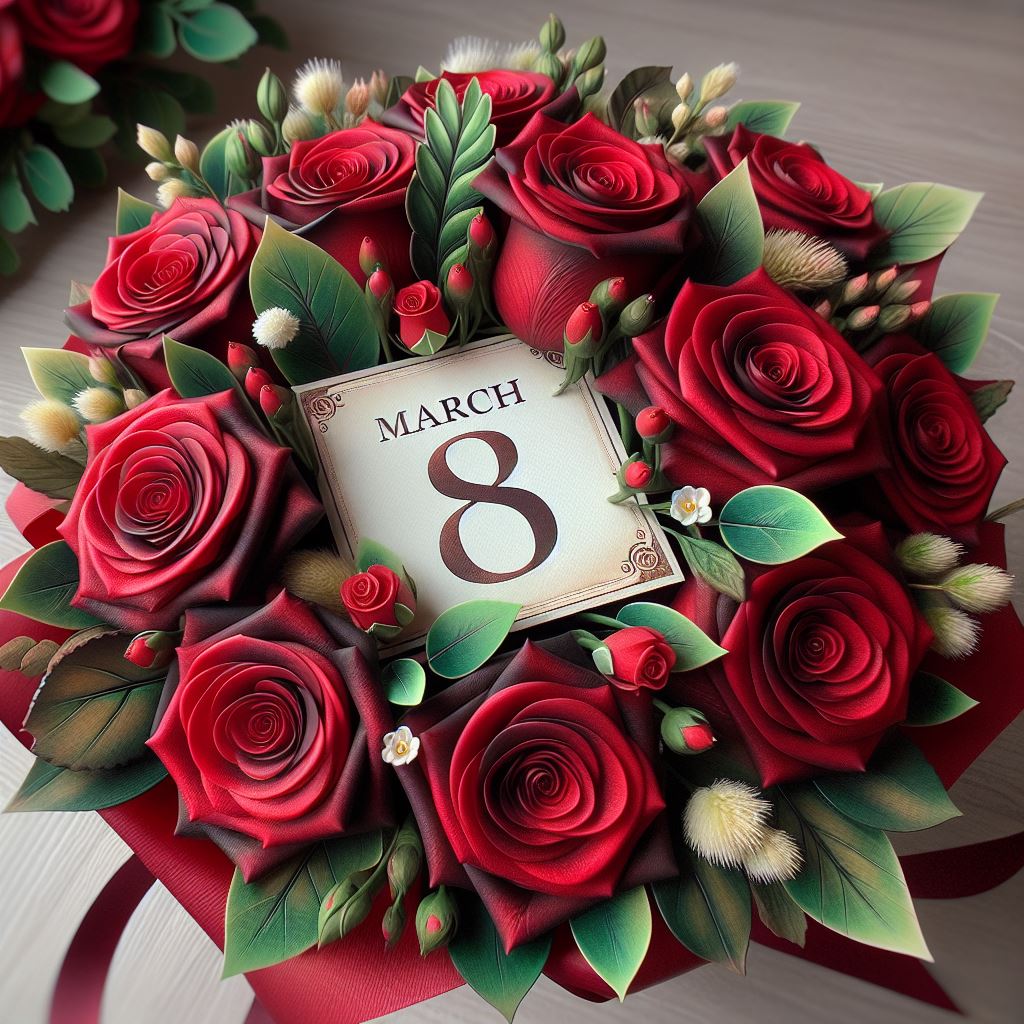 Цветы к 8 марта