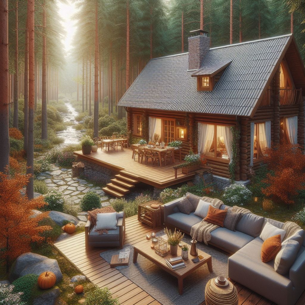 домик в лесу туризм