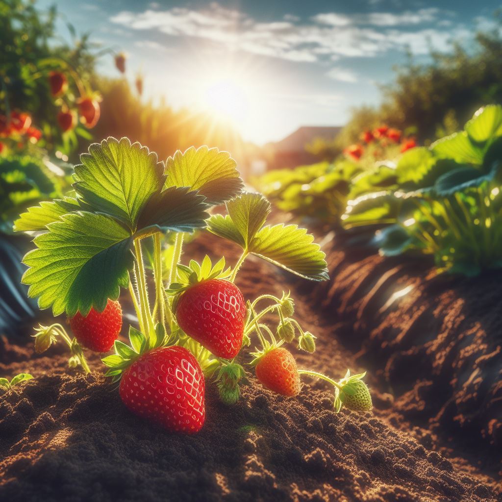 Выращивание клубники в открытом грунте