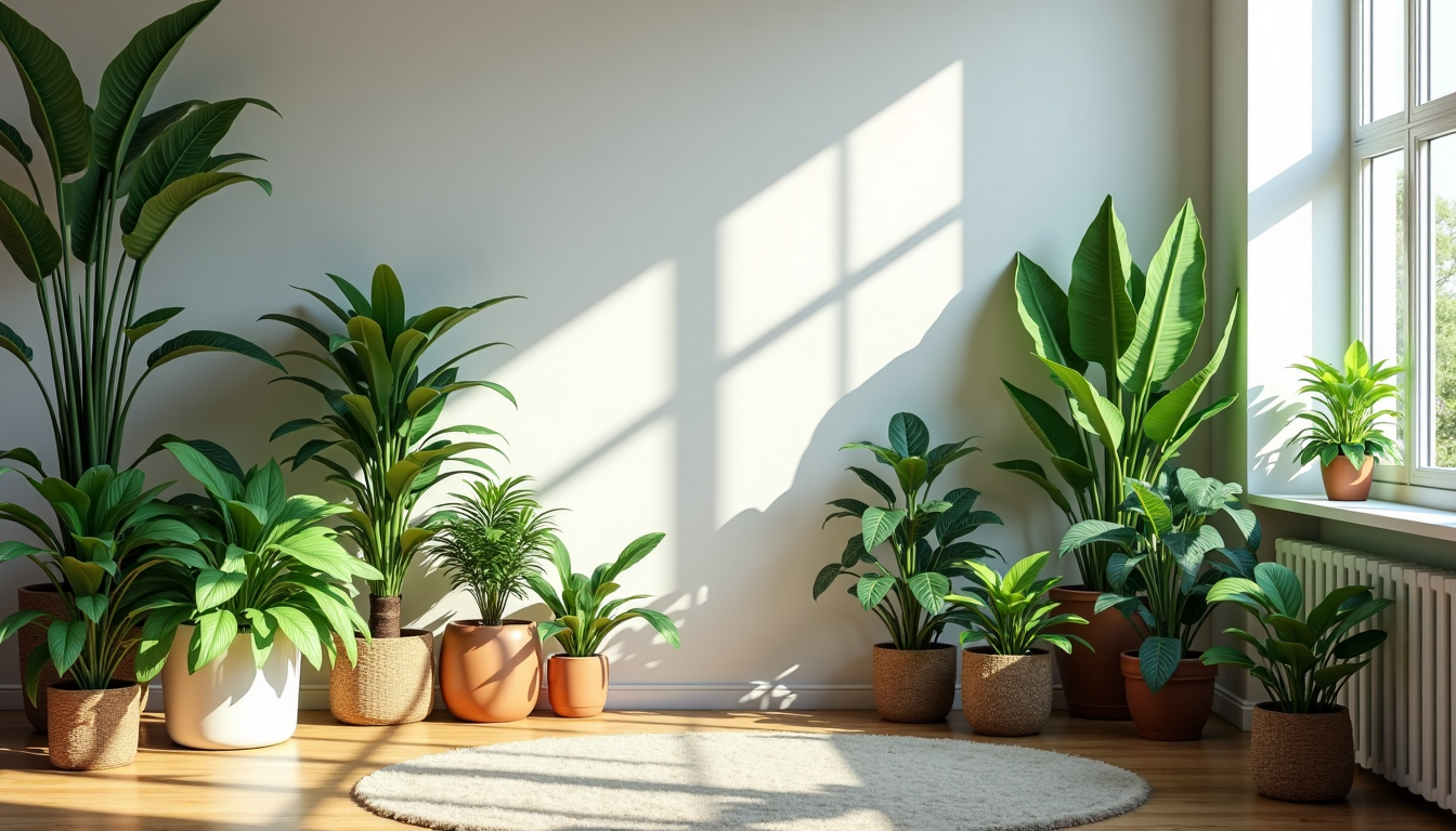 Тенелюбивые комнатные растения